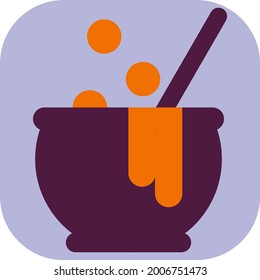 Purple boiler, illustration, vector on a white background.