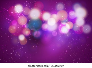 purple bokeh background
