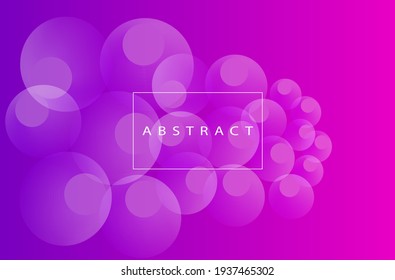 Purple bokeh background. wallpaper for banner social media advertising. romantic style. Valentines and women's day concept. Vector
