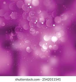 Purple Bokeh Effects Vector Image