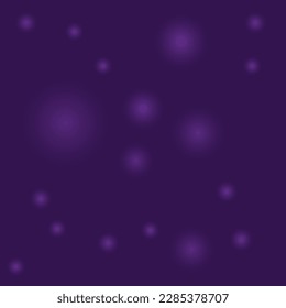 Purple Bokeh Lights Background Template