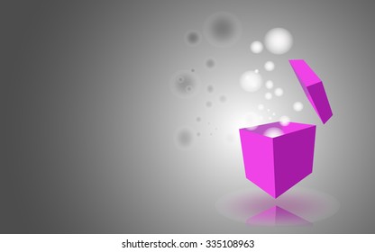 purple box