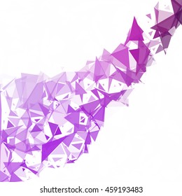 Purple Break Mosaic Background, Creative Design Templates