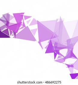 Purple Break Mosaic Background, Creative Design Templates