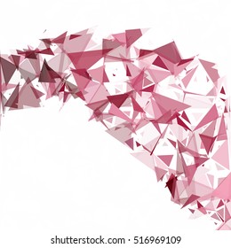 Purple Break Mosaic Background, Creative Design Templates
