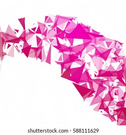 Purple Break Mosaic Background, Creative Design Templates