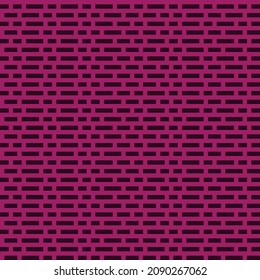 violette Ziegelstruktur Pixelkunst. Vektorhintergrund.