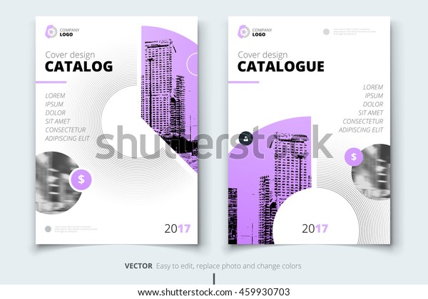 Purple Brochure Design Corporate Business Template Stock Vector Royalty Free 459930703 9403