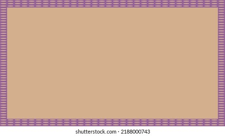 purple brown orange color background with strip purple border