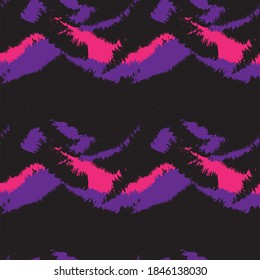Purple Brush stroke fur pattern design for fashion prints, homeware, graphics, backgrounds