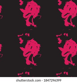 Purple Brush stroke fur pattern design for fashion prints, homeware, graphics, backgrounds