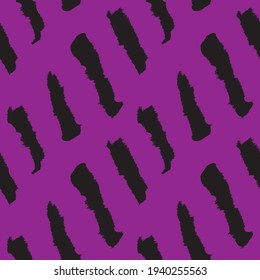 Purple Brush stroke fur pattern design for fashion prints, homeware, graphics, backgrounds