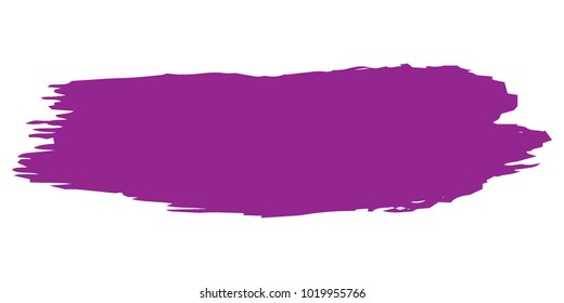 Purple Brushes Grunge Paint stripe. Distressed Vector Brush Stroke. Color Modern Textured banner. Dirty Artistic Design Elements. Creative Design Elements. Perfect For Logo, Banner, Icon. 