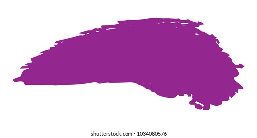 Purple Brushes Grunge Paint stripe. Distressed Vector Brush Stroke. Color Modern Textured banner. Dirty Artistic Design Elements. Creative Design Elements. Perfect For Logo, Banner, Icon. 