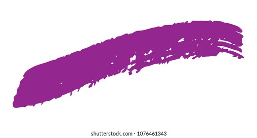 Purple Brushes Grunge Paint stripe. Distressed Vector Brush Stroke. Color Modern Textured banner. Dirty Artistic Design Elements. Creative Design Elements. Perfect For Logo, Banner, Icon. 