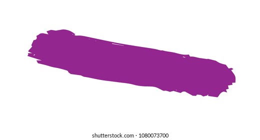 Purple Brushes Grunge Paint stripe. Distressed Vector Brush Stroke. Color Modern Textured banner. Dirty Artistic Design Elements. Creative Design Elements. Perfect For Logo, Banner, Icon. 