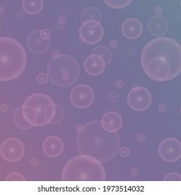 purple bubbles background abstract bokeh vector illustration pattern