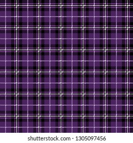 Purple Buffalo Plaid Seamless Pattern - Classic buffalo plaid pattern design