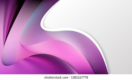 Purple Business Brochure Template Vector