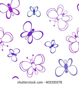 purple butterfly