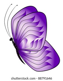 purple butterfly