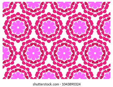 purple camelia flowers pattern