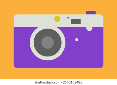 câmera roxa para fotografia de ilustração vetorial