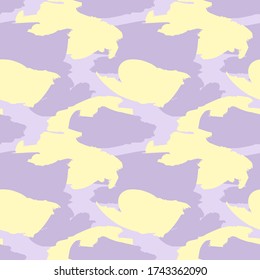 Purple Camouflage abstract seamless pattern background suitable for fashion textiles, graphics