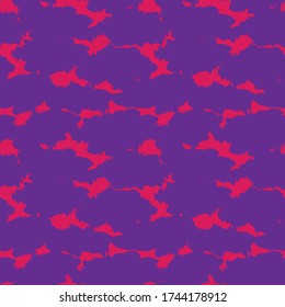 Purple Camouflage abstract seamless pattern background suitable for fashion textiles, graphics