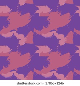 Camuflaje púrpura fondo de patrón abstracto sin soldadura adecuado para textiles de moda, gráficos