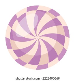 purple candy design over white