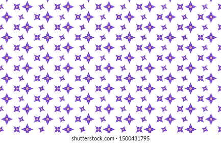 Purple Canna Flower Pattern Background