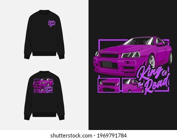 purple car layout speed fastest