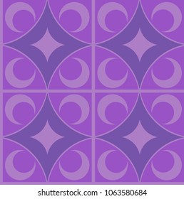 Purple carpet seamless pattern