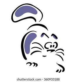 Purple cat