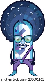 Purple Character Pop Art