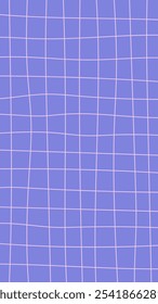 Purple Checkered Distorted Background. 1920x1080 ratio vertical phone wallpaper and social media backdrop with twisted line texture and copy space. Vector illustration