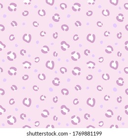 Purple cheetah repeat pattern design