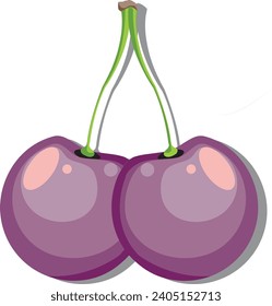 It is an purple cherry