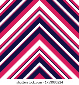 Purple Chevron diagonal striped seamless pattern background suitable for fashion textiles, graphics