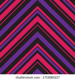 Purple Chevron diagonal striped seamless pattern background suitable for fashion textiles, graphics