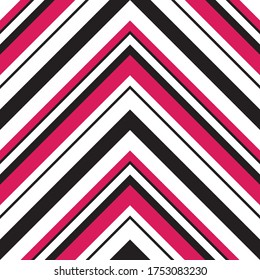 Lila Chevron diagonal gestreifter, nahtloser Musterhintergrund, geeignet für Modetextilien, Grafiken