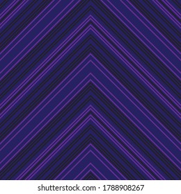 Purple Chevron diagonal striped seamless pattern background suitable for fashion textiles, graphics