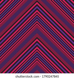 Purple Chevron diagonal striped seamless pattern background suitable for fashion textiles, graphics