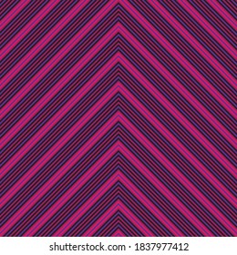 Purple Chevron diagonal striped seamless pattern background suitable for fashion textiles, graphics