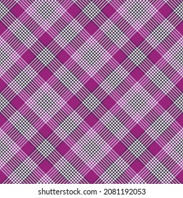 Purple Chevron Plaid Tartan textured Seamless pattern design suitable for fashion textiles and graphics