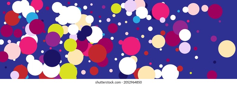 Purple Children Indigo Yellow White Play Illustration. Pink Beige Pastel Rainbow Color Wallpaper. Vibrant Kids Circles Green Bordo Red Textile. Bright Violet Dark Multicolor Blue Pattern.