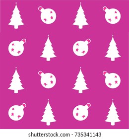 Purple christmas background pattern 