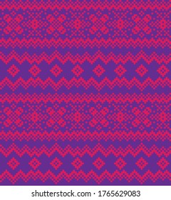 Fondo de la isla de la feria de Navidad púrpura para textiles de moda, ropa de cama y gráficos