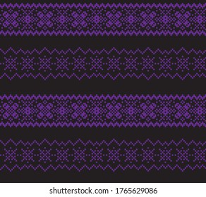 Fondo de la isla de la feria de Navidad púrpura para textiles de moda, ropa de cama y gráficos